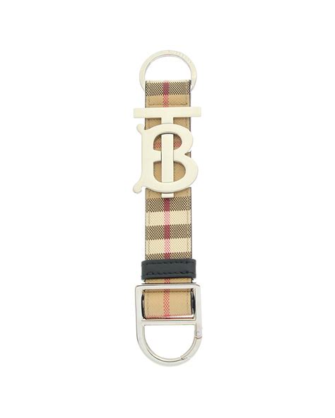 burberry key holder|Burberry canvas key holder.